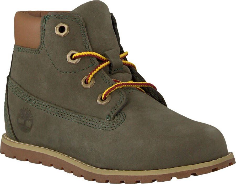 Timberland Pokey Pine 6in Boot Kids Veterboots Laarzen Met Veters Groen - Foto 8