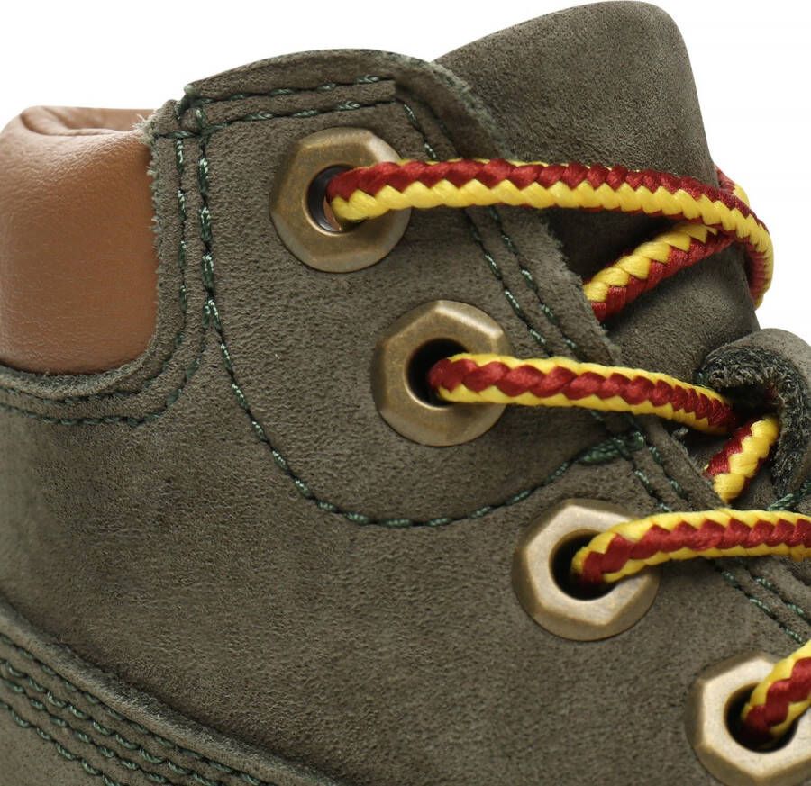 Timberland Pokey Pine 6in Boot Kids Veterboots Laarzen Met Veters Groen - Foto 3
