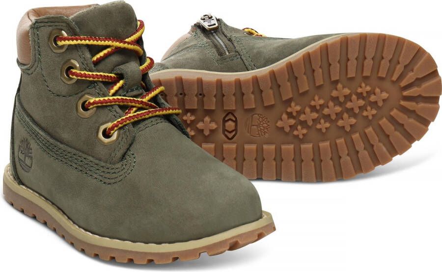 Timberland Pokey Pine 6in Boot Kids Veterboots Laarzen Met Veters Groen - Foto 20