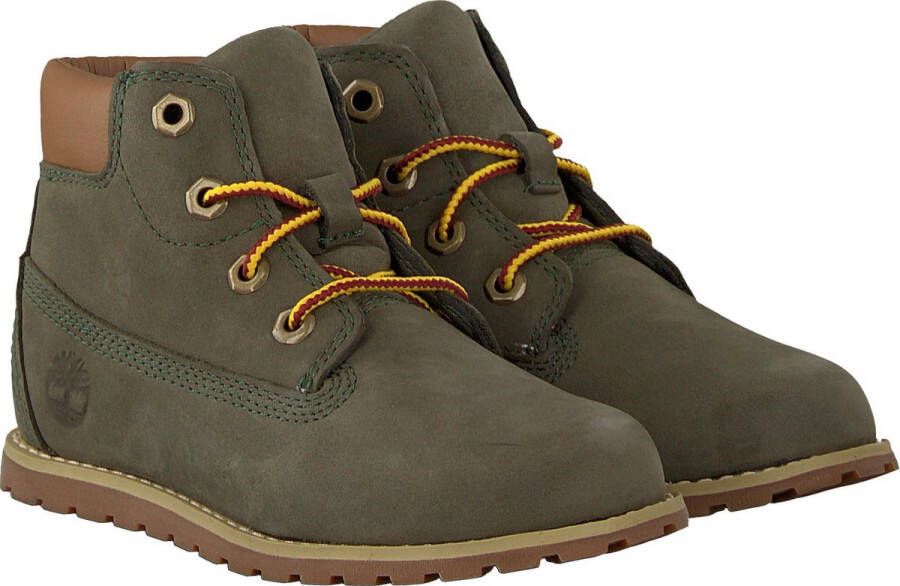 Timberland Pokey Pine 6in Boot Kids Veterboots Laarzen Met Veters Groen - Foto 16