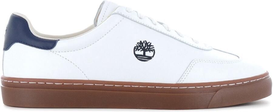 Timberland Lisbon Low Essential Heren Sneakers Schoenen Leer Wit TB0A2PE5-AFV