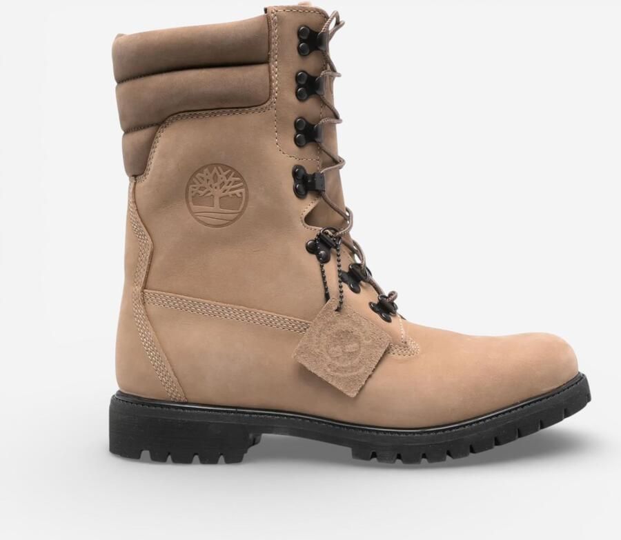 Timberland Mens Premium Tall Waterproof Boots Beige