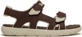 Timberland Perkins Row Backstrap Jeugdsandalen Bruin Kinderen - Donkerbruin
