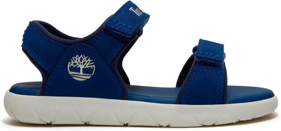 Timberland Perkins Row Backstrap Nubuck Sandalen Voor Peuters Blauw Kinderen