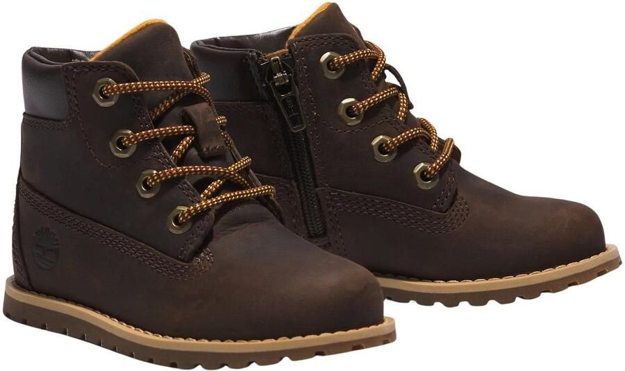 Bruin Tinten Pokey Pine 6in Boot Kids Veterboots Laarzen Met Veters Bruin - Foto 8