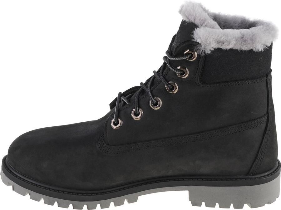 Timberland Premium 6 IN WP Shearling Boot Jr 0A41UX voor een Zwart Trappers Laarzen - Foto 2