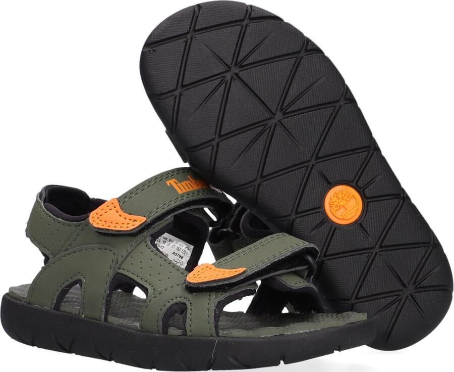 Timberland Perkins Row sandalen groen oranje Jongens Imitatieleer Meerkleurig 37 - Foto 4