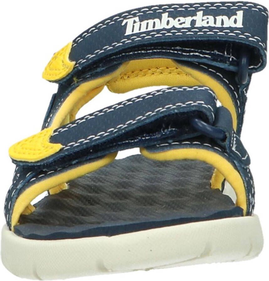 Timberland Perkins Row sandalen donkerblauw geel Jongens Imitatieleer Meerkleurig 31