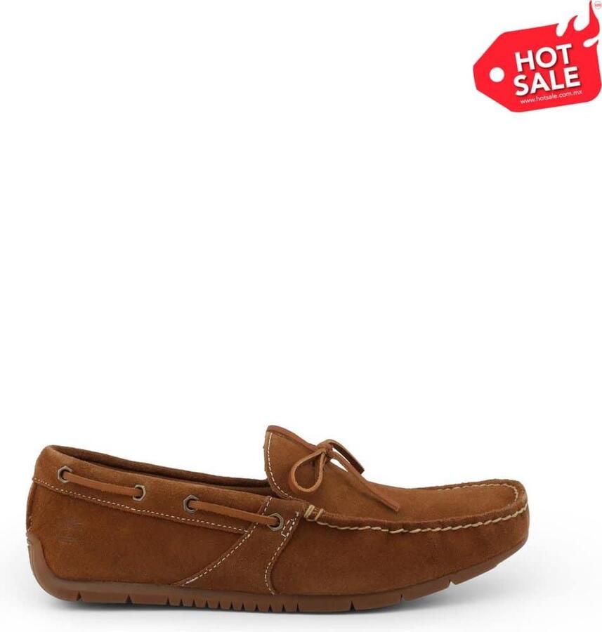 Timberland Suède Loafers met Leren Binnenzool Brown Heren