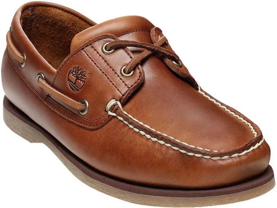 Timberland Authentic Classic Boat Shoe Leather Beige Loafers