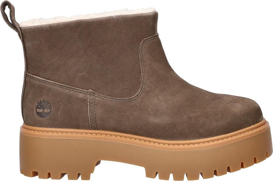 Timberland Women's Stone Street Mid Warm Lined Boot Winterschoenen bruin