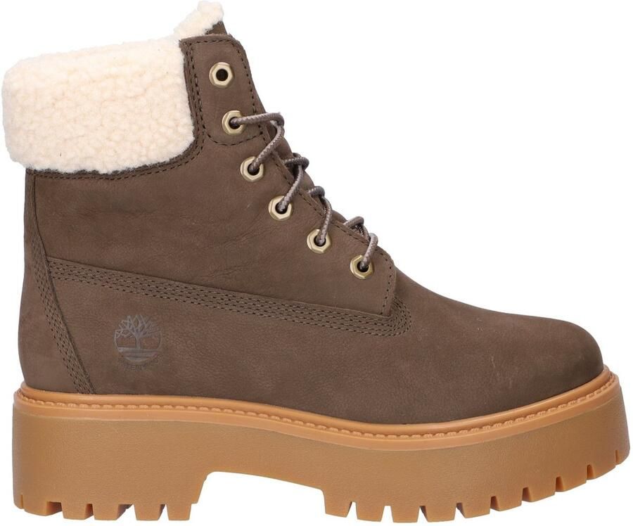 Timberland Women's Stone Street Mid Warm Lined WP Boot Winterschoenen bruin - Foto 1