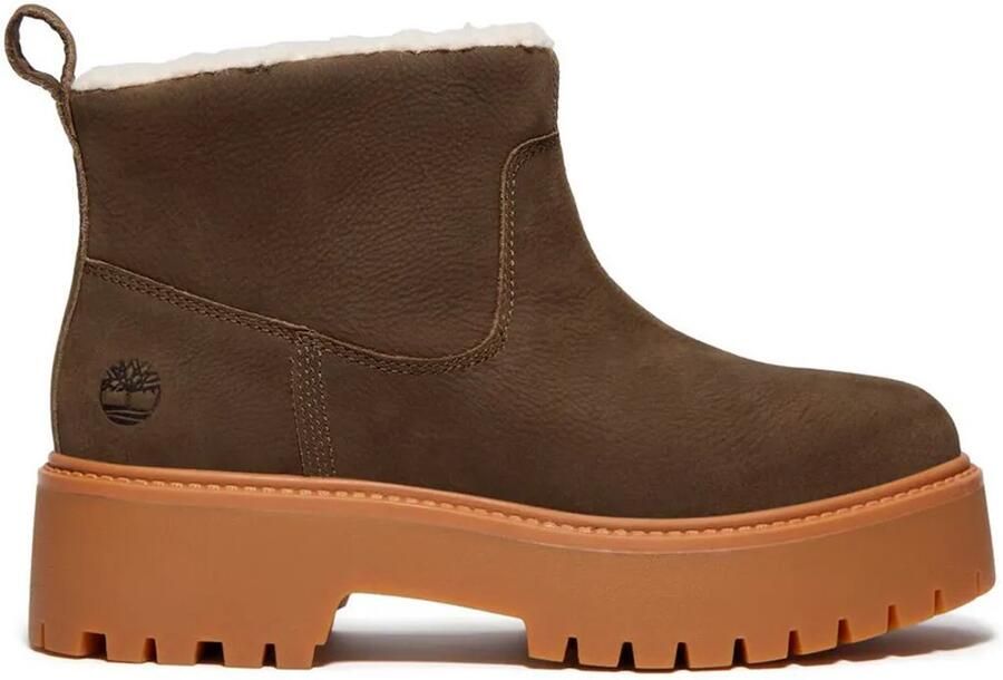 Timberland Chelsea-boots STONE STREETMID WARM LINED BOOT Winterlaarzen winterschoenen laarsjes gevoerd