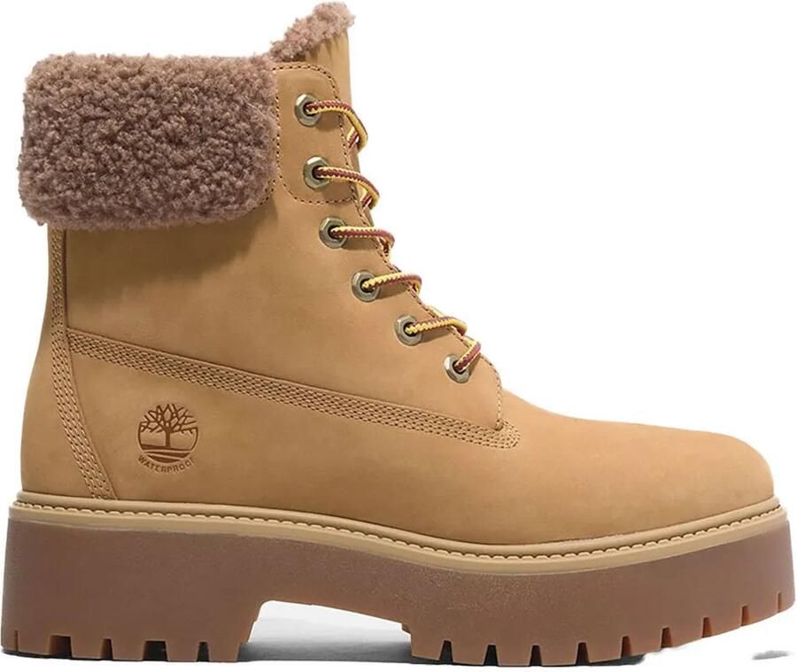 Timberland Winterlaarzen STONE STREETMID WARM LINED WATERPROOF BOOT Snowboots winterlaarzen winterschoenen waterdicht en gevoerd