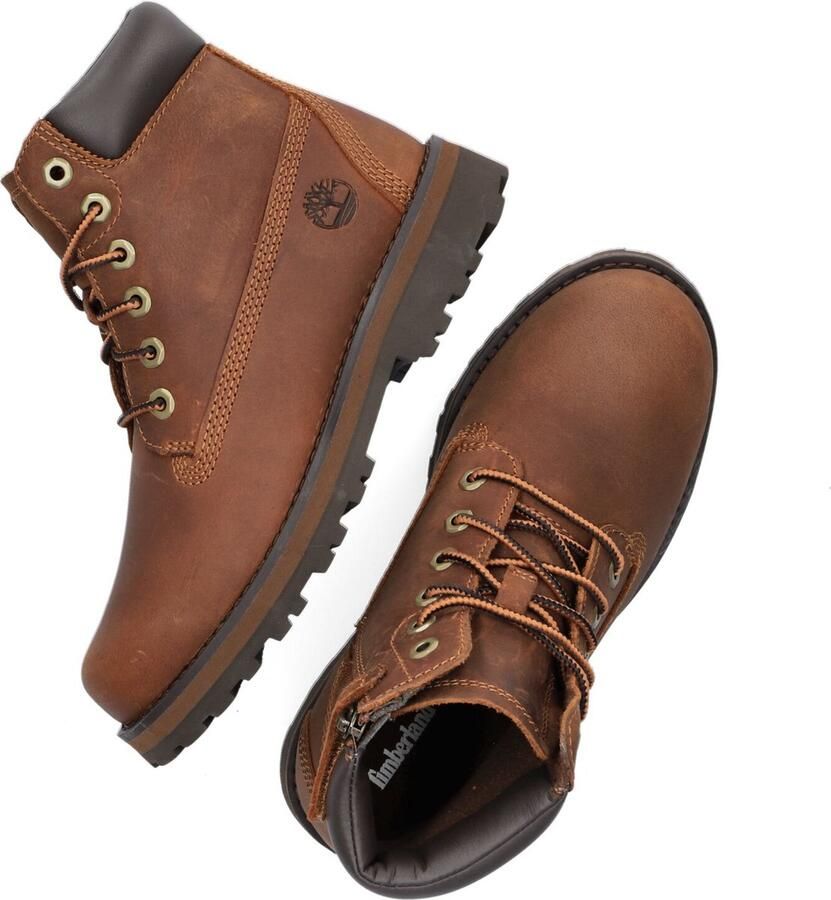 Timberland Courma Kid Traditional 6 Inch Veterboots Laarzen Met Veters Cognac - Foto 3