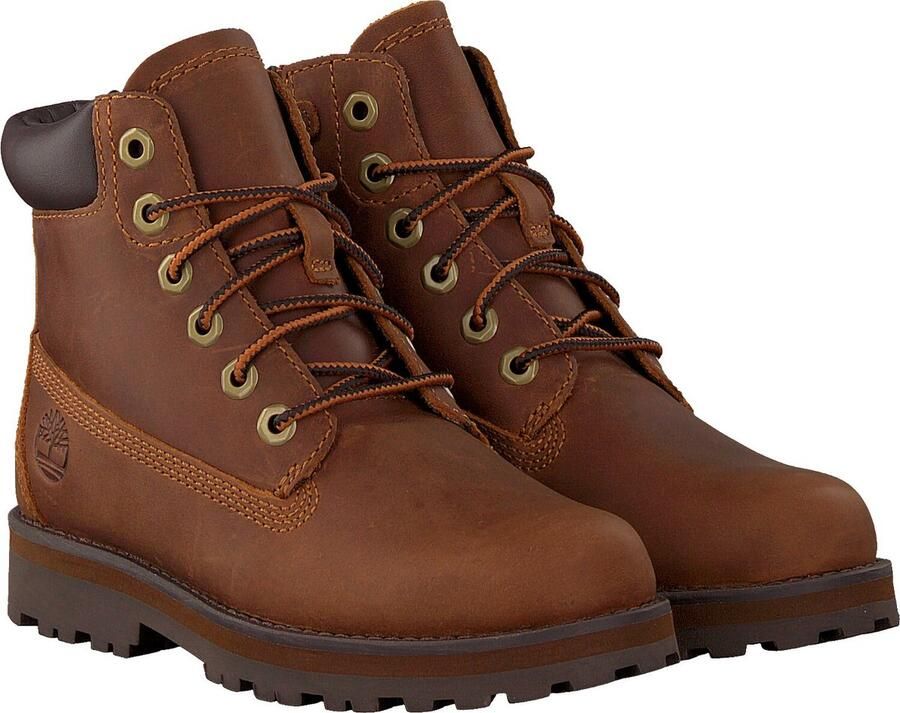 Timberland Courma Kid Traditional 6 Inch Veterboots Laarzen Met Veters Cognac - Foto 6