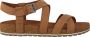 Timberland Women's Malibu Waves Ankle Strap Sandal Sandalen bruin - Thumbnail 2