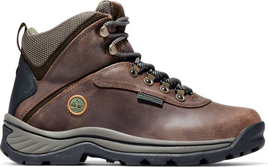 Timberland White Ledge Mid WP Dames Veterschoenen Dark Brown