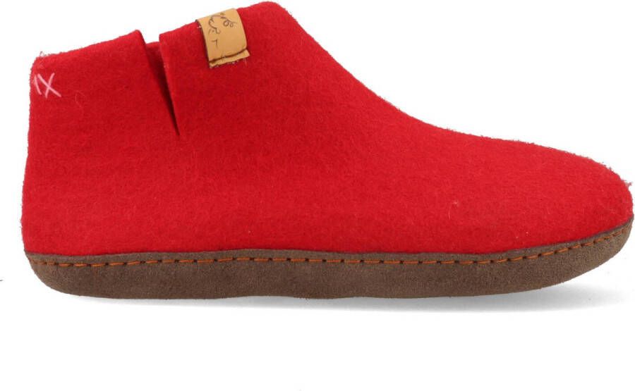 Tofvel Pantoffels Mula TF1000-03 Rood