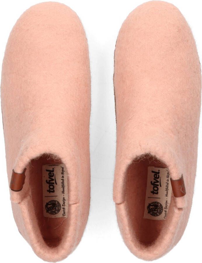 Tofvel Mula Wolvilt Sloffen Blush Roze Wolvilt TF100082 - Foto 3