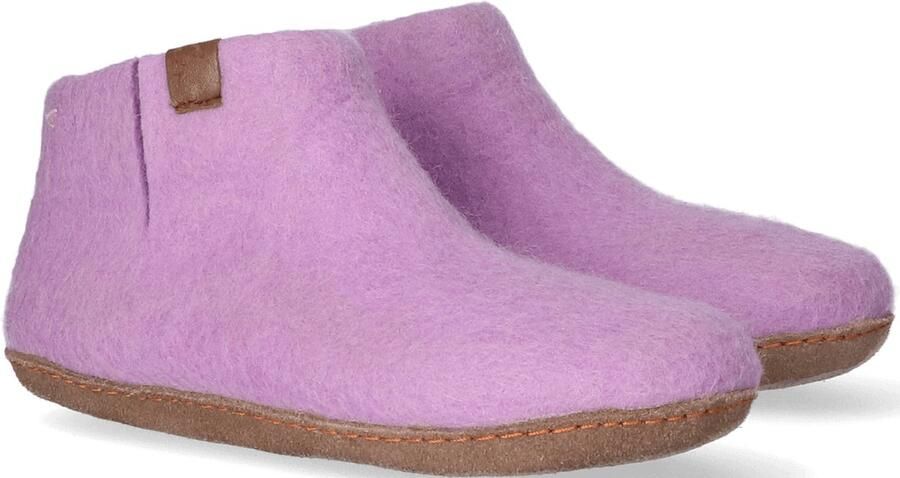 Tofvel Mula Wolvilt Sloffen Lilac Paars Wolvilt TF100012 - Foto 5