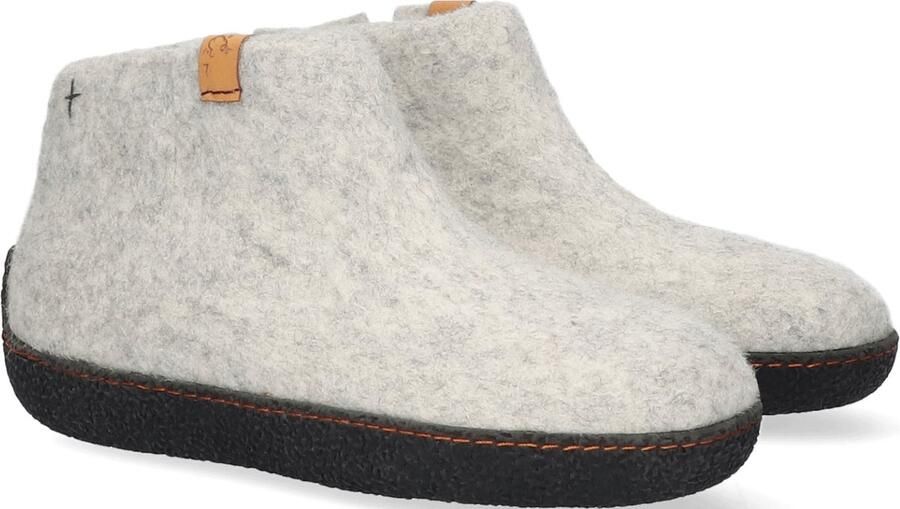 Tofvel Rabara Wolvilt Sloffen Natural Delta Beige Wolvilt TF200099 - Foto 5