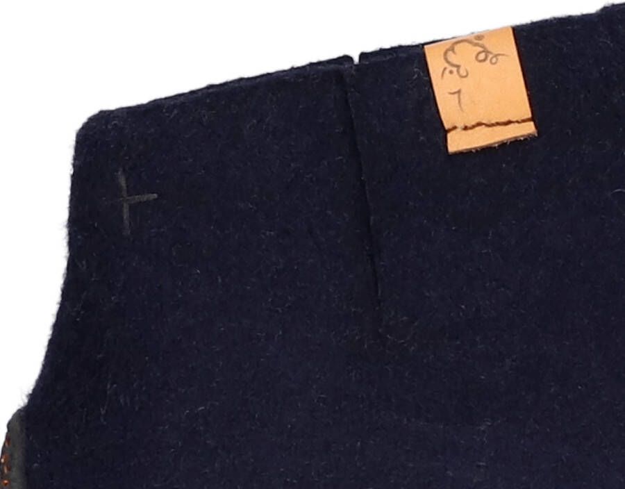 Tofvel Rabara Wolvilt Sloffen Navy Blue Blauw Wolvilt TF200068 - Foto 3