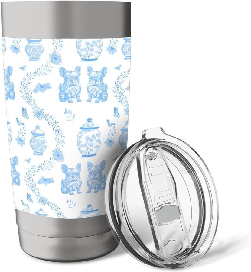 Toile Frenchie thermobeker dubbelwandig