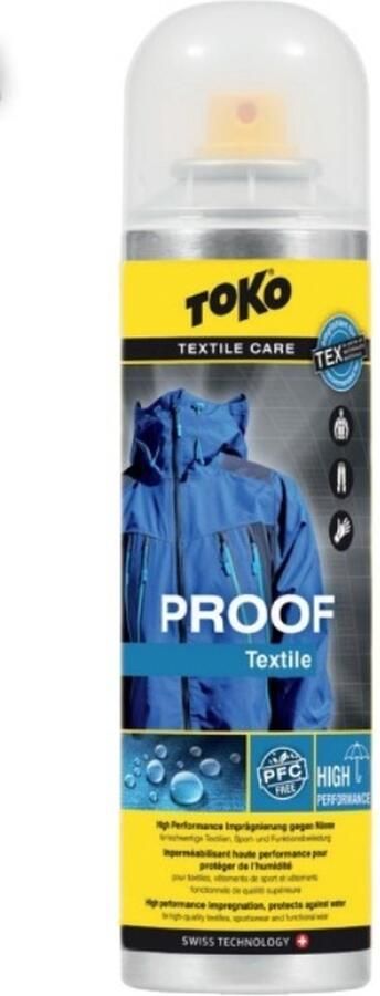 Toko Textile Proof 250 ml impregneermiddel voor kleding water- en vuilafstotend
