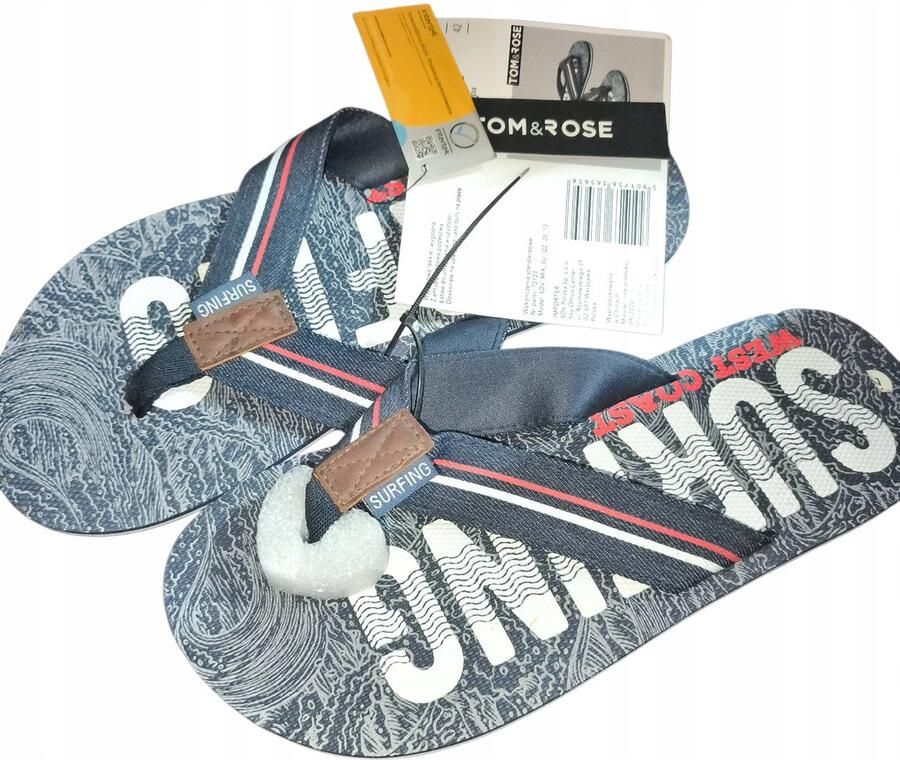 Tom&Rose Heren Slippers Comfortabele Zomer Flip-flops