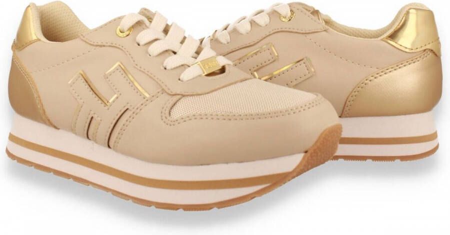 Tom Tailor dames sneaker beige