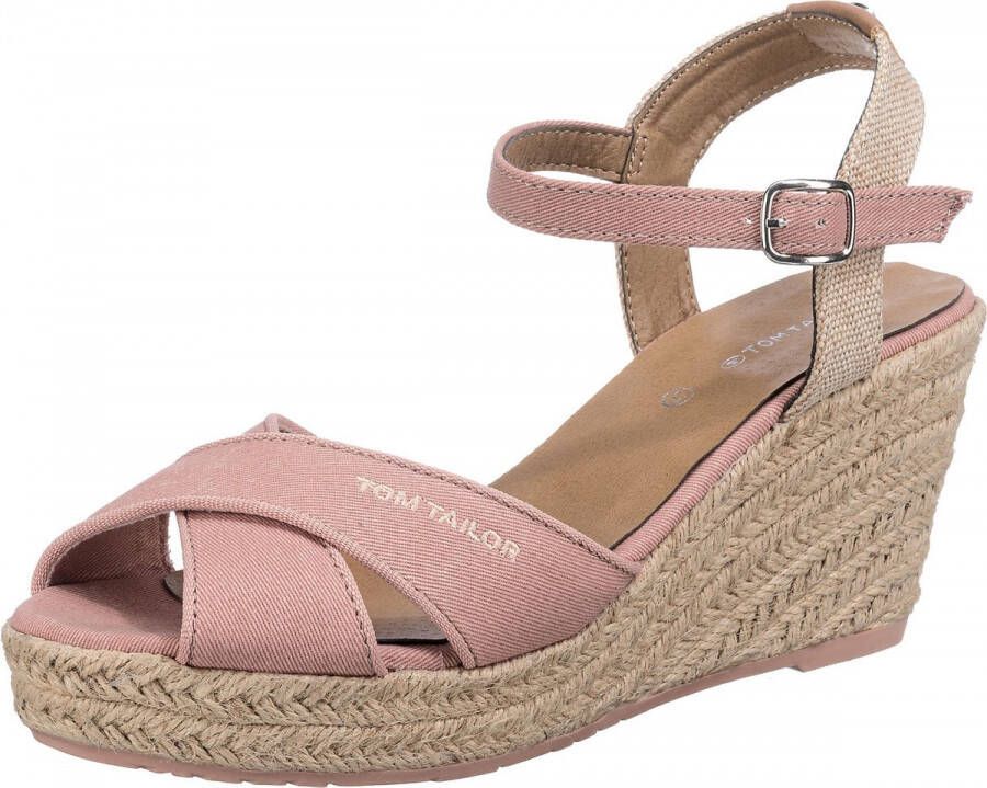 Tom Tailor sandalen met riem Taupe 41(41 )