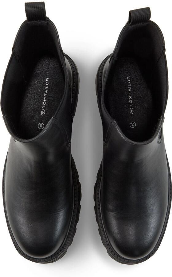 Tom Tailor Chelsea-laarzen met voering black