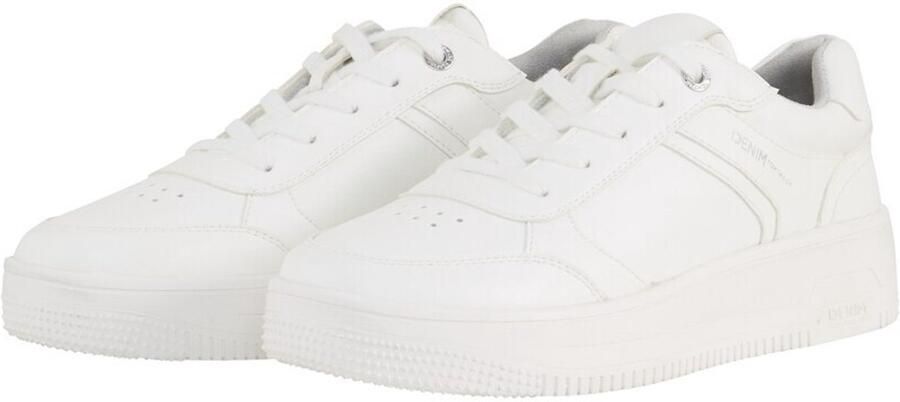Tom Tailor Denim Sneakers met verhoogde zool white