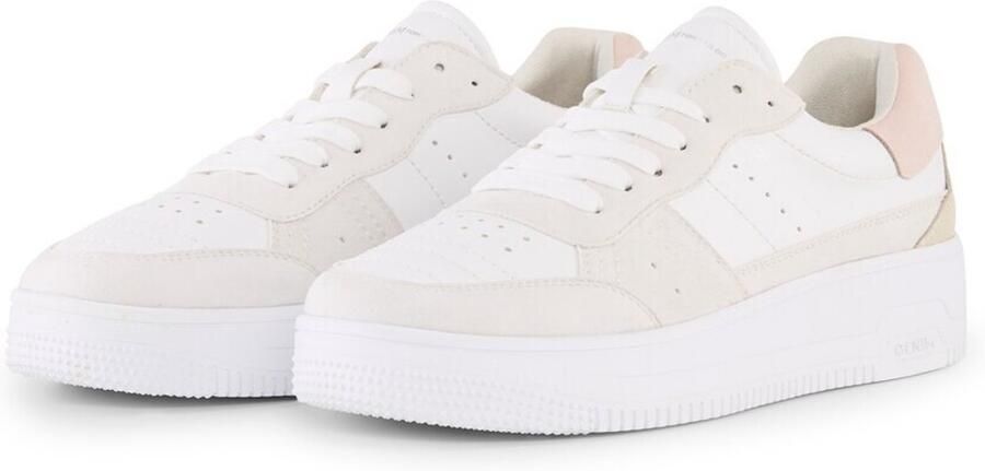 Tom Tailor Denim Sneakers met verhoogde zool white-rose - Foto 2