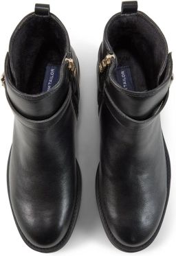 Tom Tailor Enkellaarsjes met gesp black