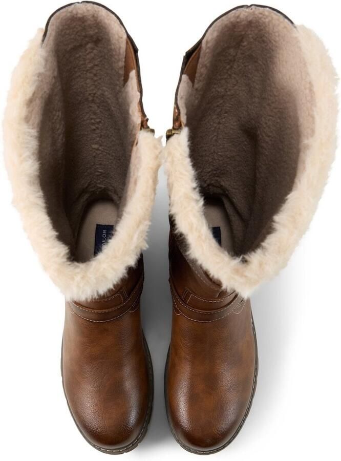 Tom Tailor Laarzen met gespdetails brown