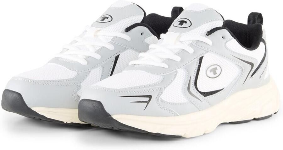 Tom Tailor Sneaker met plateauzool white grey