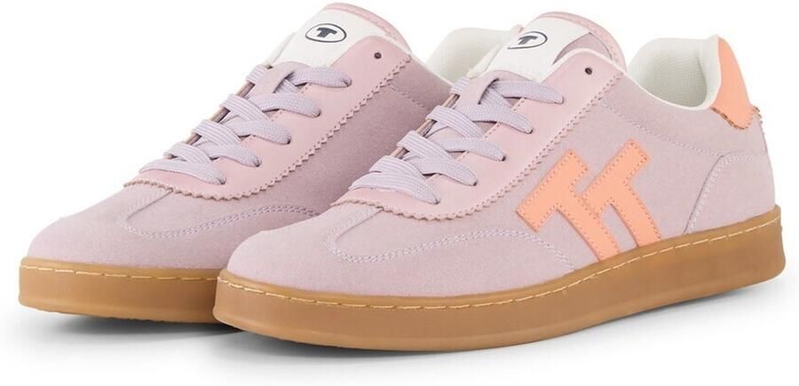 Tom Tailor Sneakers met colourblocking rose