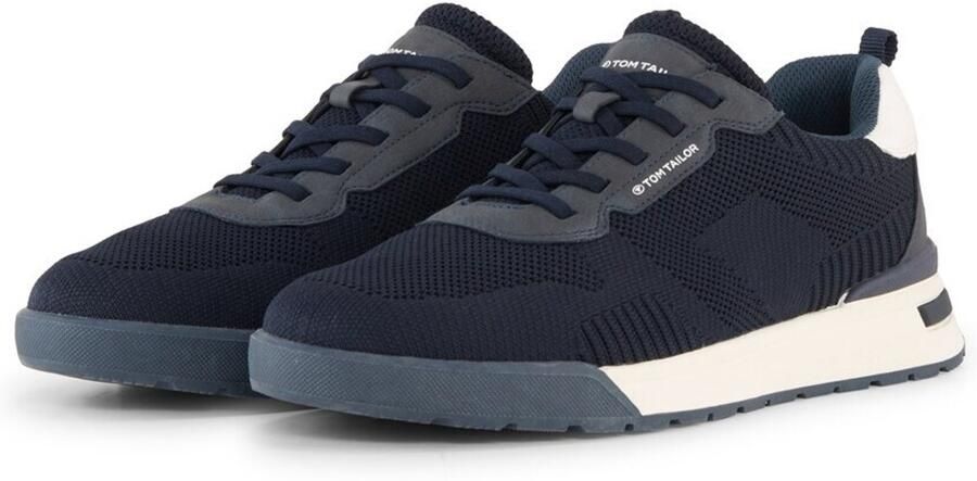 Tom Tailor low-top-look sneakers met mesh details model 'ATILLIO'