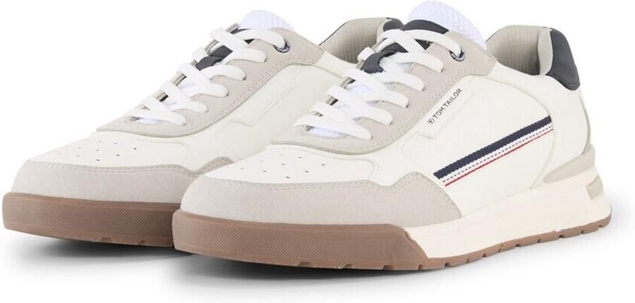 Tom Tailor Sneakers van imitatieleer white