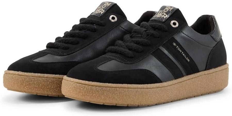 Tom Tailor Sneakers van kunstleer black