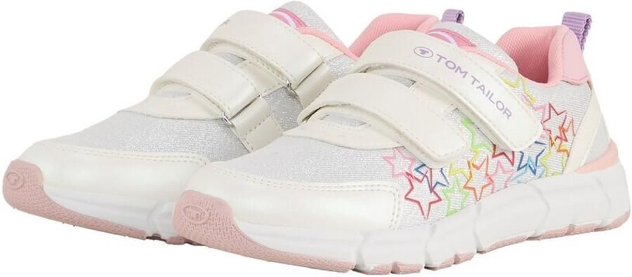 Tom Tailor Trainers met klittenband silver-multi