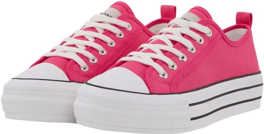Tom Tailor Trainers met platform pink