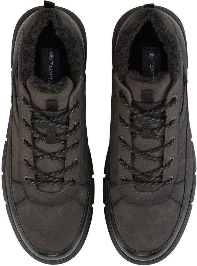 Tom Tailor Waterdichte veterschoenen coal