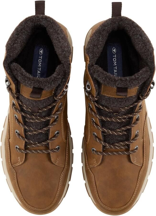 Tom Tailor Veterschoenen herfstlaarzen outdoorschoen met waterafstotende tex-uitrusting