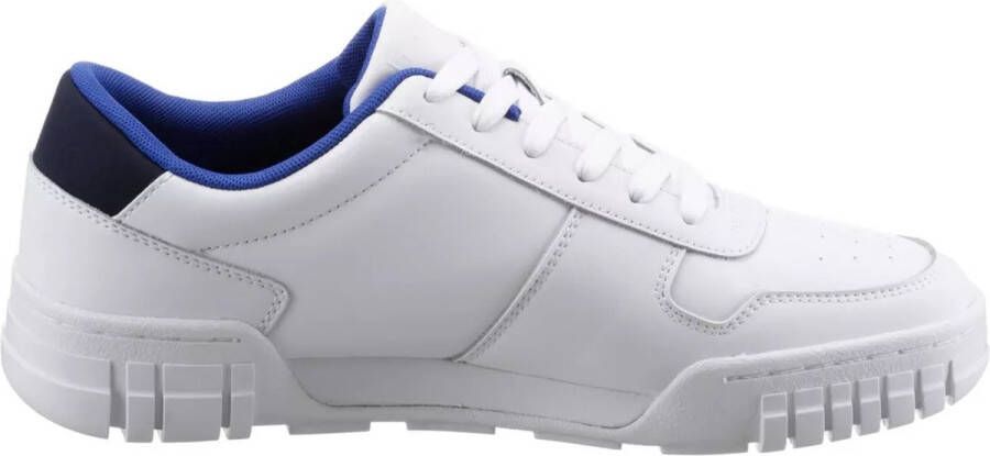 TOMMY JEANS Sneakers RETRO LEATHER CUPSOLE TJM ESS met merklabel opzij