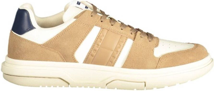 TOMMY JEANS Sneakers THE BROOKLYN MIX MAT. vrijetijdsschoen lage schoen veterschoen met zijlogo