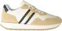 Tommy Hilfiger Sportieve Beige Vetersneakers met Contrastdetails en Logoprint Beige Heren - Thumbnail 1