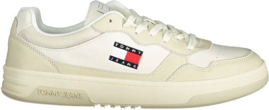 Tommy Hilfiger Moderne Beige Polyester Sneaker Beige Heren